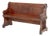 American Renaissance Style Wood Church Pew For Sale