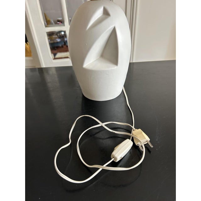 Vintage Openwork Ceramic Table Lamp, 1970s For Sale - Image 9 of 10