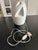 Vintage Openwork Ceramic Table Lamp, 1970s For Sale - Image 9 of 10