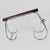 Silver 1940s Jacques Adnet Art Deco Chrome and Wood Bottle Holder Wine Pourer Server For Sale - Image 8 of 11