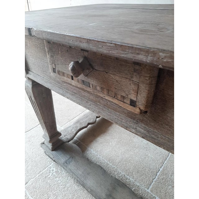 Mid-17th Century Dutch Oak Pay Table For Sale - Image 6 of 10