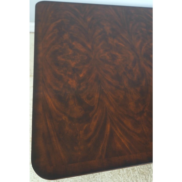 Brown Theodore Alexander Double Pedestal Mahogany Dining Table For Sale - Image 8 of 18