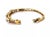 Late 20th Century Ruby & Pearls 14k Yellow Gold Bangle Bracelet For Sale - Image 4 of 4