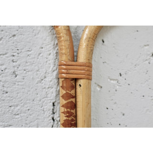 Rattan Mirror in the style of Louis Sognot, France, 1950 For Sale - Image 14 of 18