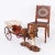 Large Vintage Toy Horse and Cart For Sale - Image 11 of 12