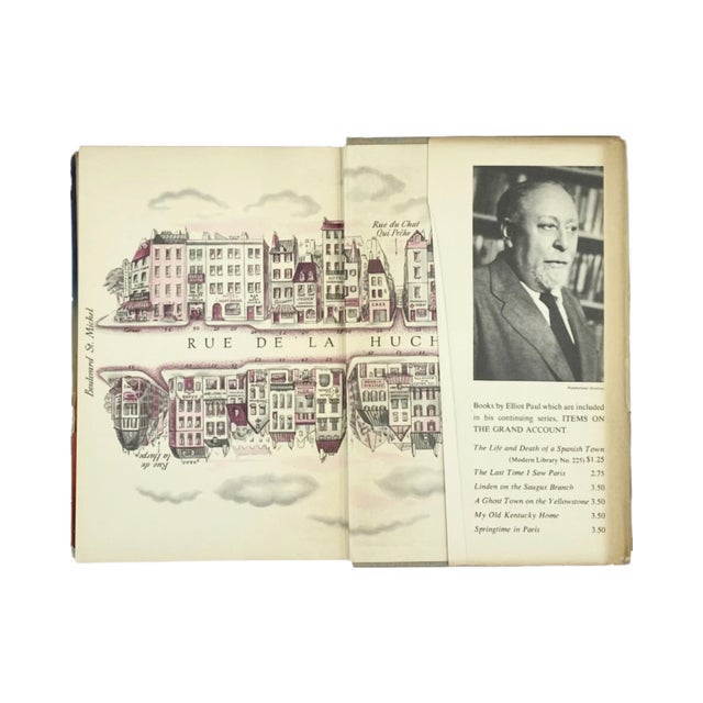 Springtime in Paris by Elliot Paul 1950 First Edition Hardcover Book For Sale - Image 11 of 12