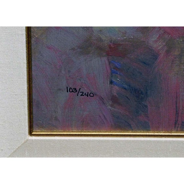 Impressionist Royo Sentimiento Signed Color Serigraph on Panel Custom Framed Submit an Offer For Sale - Image 3 of 6
