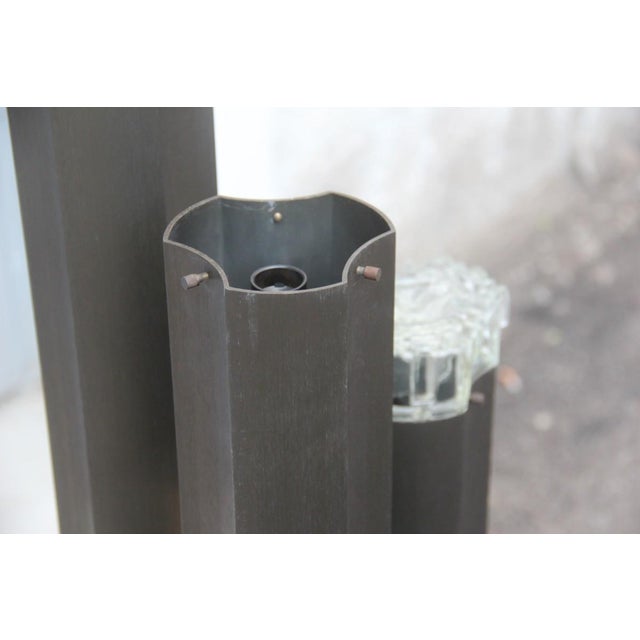 Bronzed Floor Lamp from Gaetano Sciolari, 1970s For Sale - Image 11 of 15