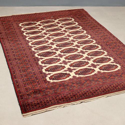 Middle Eastern Bukhara Rug For Sale - Image 9 of 9