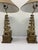 Chinoiserie Pair of Vintage Elephant Table Lamps With Pagoda Shades For Sale - Image 3 of 12