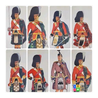 Portfolio of Eight Famous Canadian Walker Highland Regiments Posters 1 For Sale