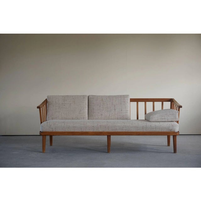 Mid-Century Swedish Model Visingsö 3-Seat Sofa by Carl Malmsten for O.H Sjögren, 1960s For Sale - Image 10 of 18