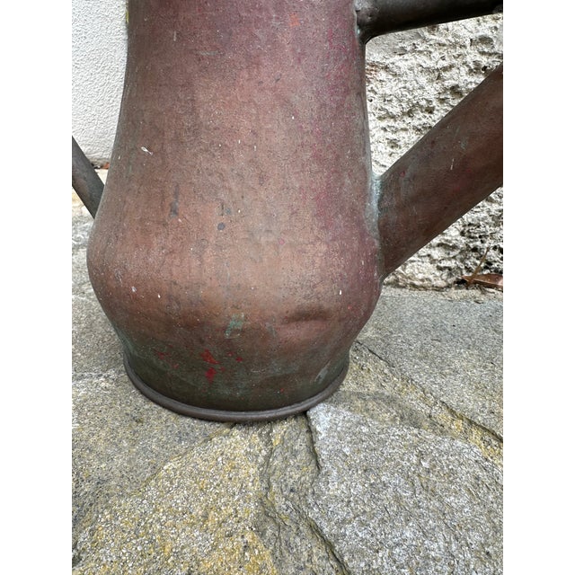 Vintage 1980’s Copper Watering Can For Sale In Los Angeles - Image 6 of 14