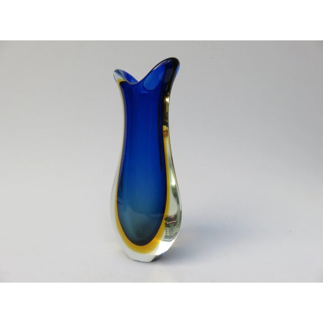 Italian Murano Glass Vases from Murano, 1960s, Set of 2 For Sale - Image 12 of 17