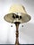 Bronze 1970s Neoclassical Stiffel American Bronze Column Lamp - Dual Light Pull Chain For Sale - Image 8 of 12