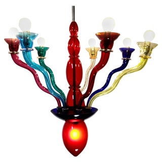 Gaia Chandelier by Gismondi for Veart, 1980s For Sale