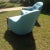 1960s Mid Century Modern Baby Blue Lounge Chairs - Pair For Sale - Image 5 of 7