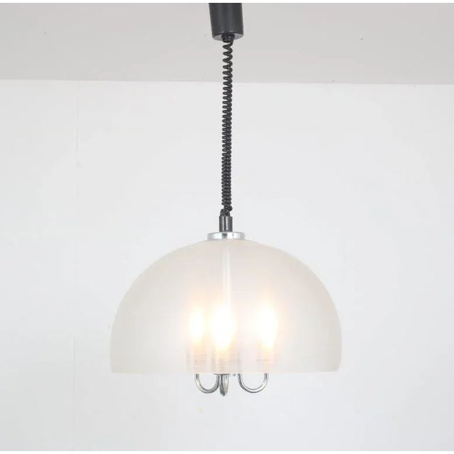 Hanging Lamp by Glashütte Limburg, Germany, 1970s For Sale - Image 3 of 11