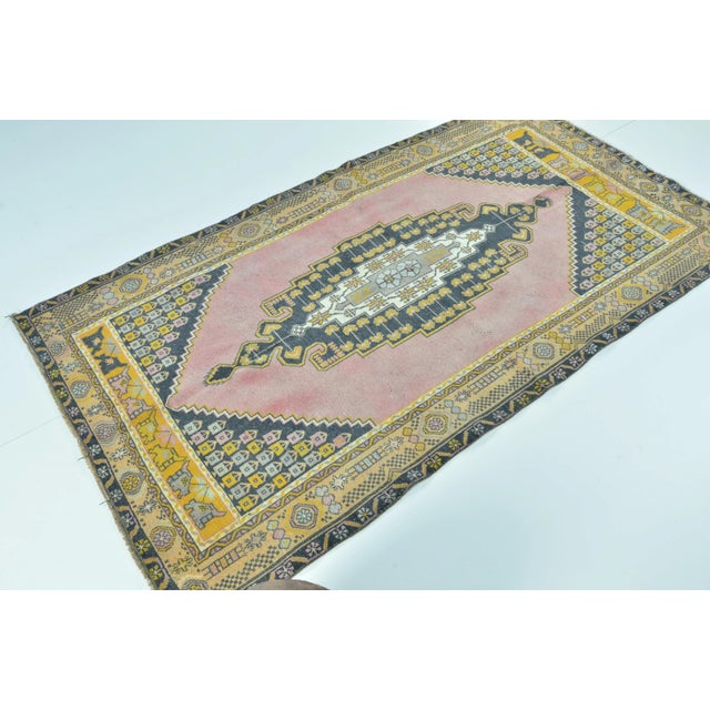 1960s Vintage Turkish Area Rug For Sale - Image 9 of 11
