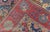 Blue Antique Colorful Botanic Indian Rug For Sale - Image 8 of 8