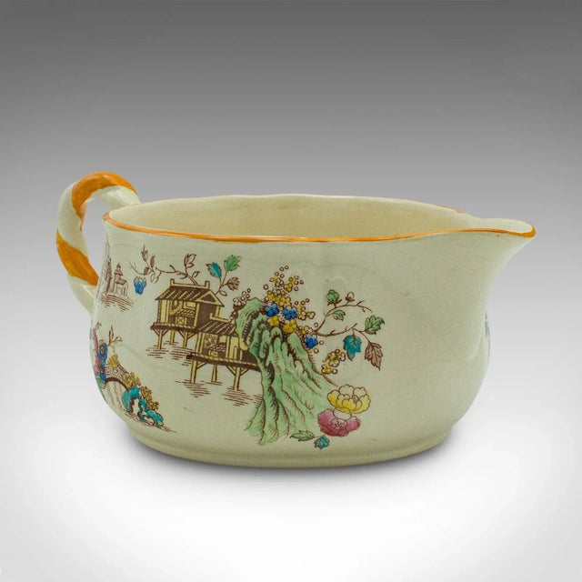 1950s 1950s Vintage English Ceramic Saucing Jug For Sale - Image 5 of 10