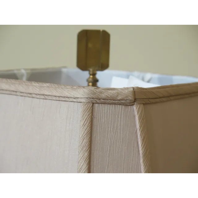 Asian Wildwood Asian Inspired Table Lamp with Shade For Sale - Image 3 of 5