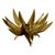 2020s Matthew Izzo Home Sparky Antique Brass Palm Tree Taper Candle Holder For Sale - Image 5 of 7