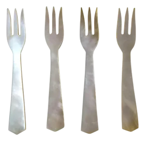 Mother of Pearl Caviar Appetizer Forks, Alternative to a Spoon