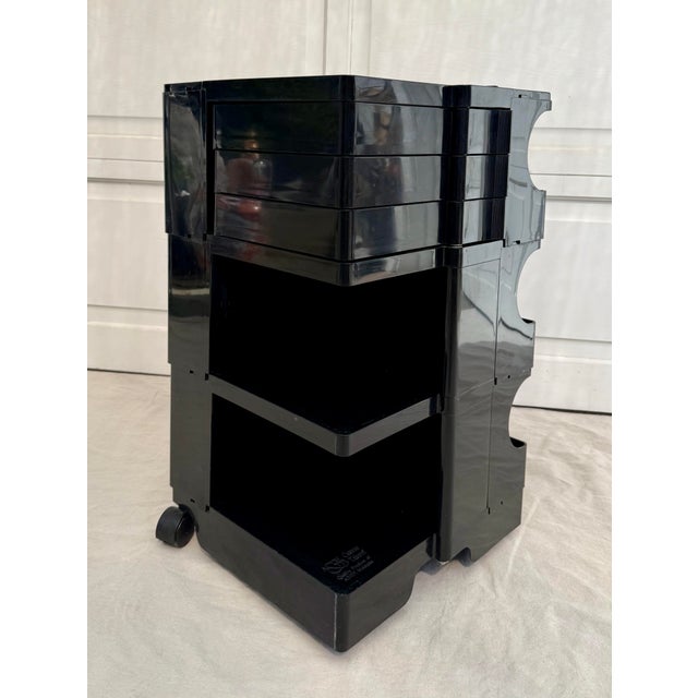 Postmodern "Cosmos Tabouret" Colombo-Inspired Rolling Art Cart by Adephi For Sale - Image 3 of 12