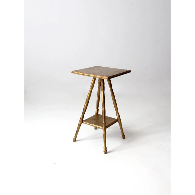 Antique Painted Side Table For Sale - Image 6 of 13