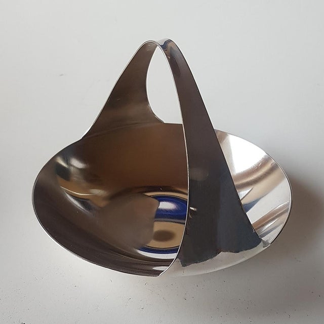 Mid-Century Modern Mid-Century German Milk and Sugar Set and Candy Nut Dish by WMF, 1950s, Set of 4 For Sale - Image 3 of 12