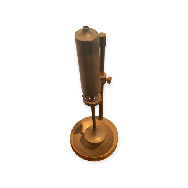 Mid-Century Modern Nautical Brass Gyro Oil Lamp by Ilse D. Ammonsen for Daproma, Copenhagen, Denmark, 1950s For Sale - Image 3 of 9