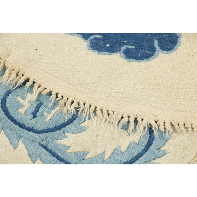 1920s Antique Chinese Peking Circle Wool Rug With Phoenix Motif, by Rug & Kilim, 1920-1929 For Sale - Image 5 of 5