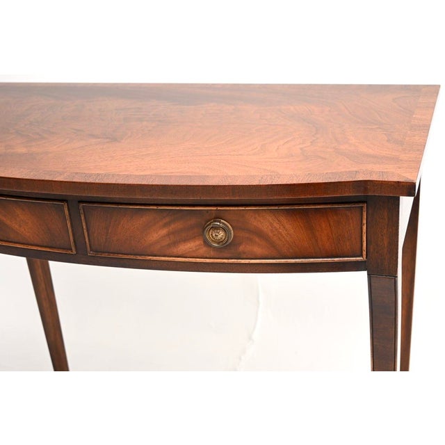 Regency Style Console Table or Desk, 1950s For Sale - Image 10 of 12