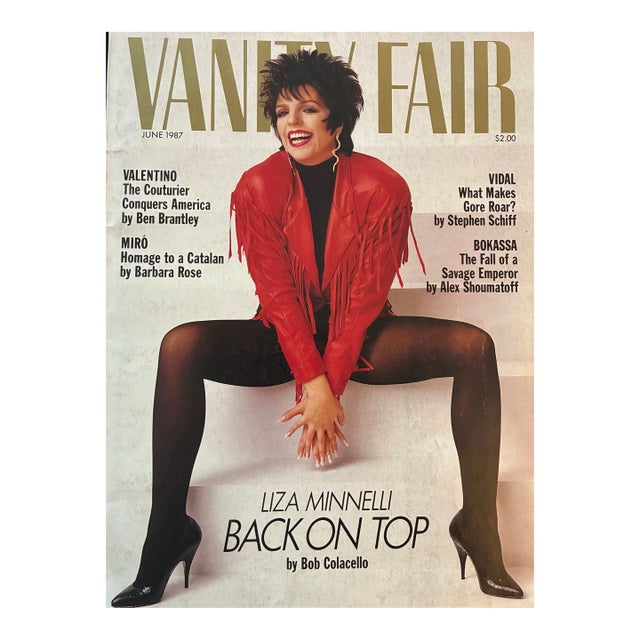 1980s Liza Minnelli Vanity Fair For Sale