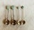 Set of Four Mid-Century Brazilian Sterling Silver Artisanal Spoons For Sale - Image 9 of 9