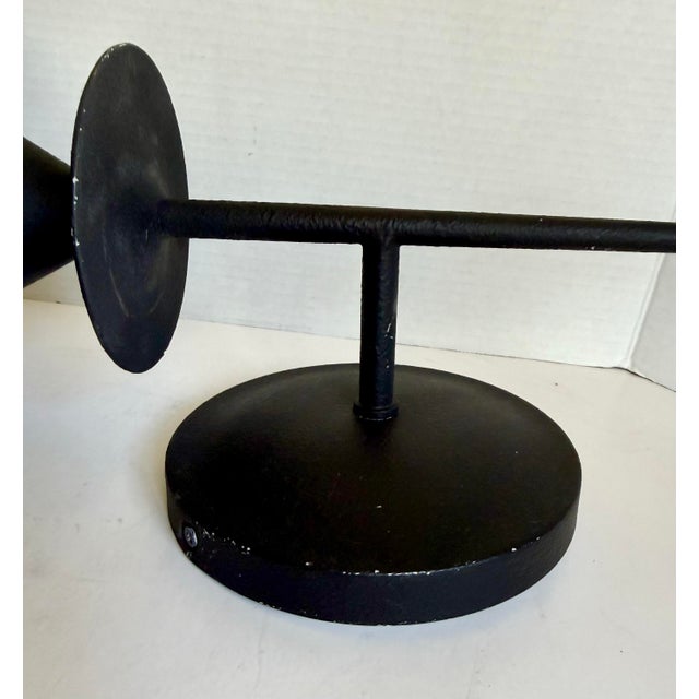 Visual Comfort Visual Comfort “Cornet” Sconce by Christiane Lemieux, Black Double Cone Wall Light For Sale - Image 4 of 12