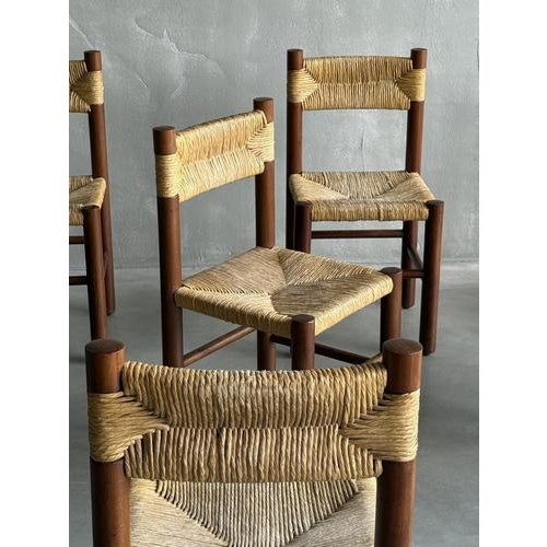 Chairs in the style of Charlotte Perriand, 1970s, Set of 8 For Sale - Image 4 of 11