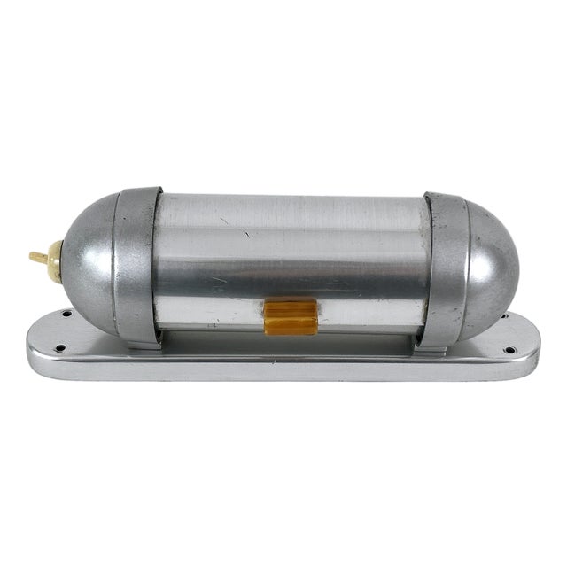 Streamline Bauhaus Sub-Marine Cabinet Sconce from König, Germany, 1940s For Sale