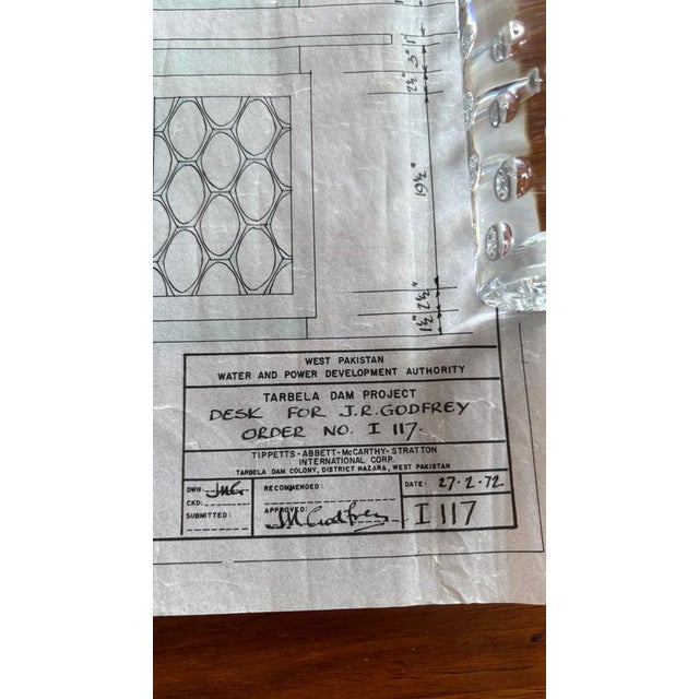 Mid-Century Modern Semi-Circular Desk, 1970s For Sale - Image 16 of 18