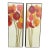 Contemporary Textured Poppy Floral Wall Art Panels – Set of 2 For Sale