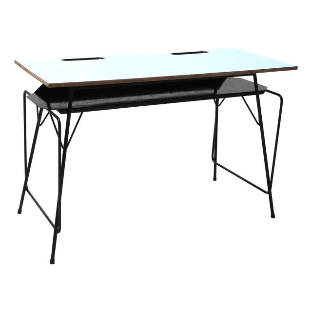 Teachers Desk by Willy Van Der Meeren for Tubax, Belgium, 1950s For Sale