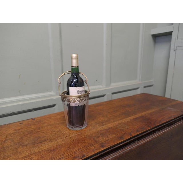 Late 19th Century French Art Nouveau Personal Champaign Ice Bucket, 1890 For Sale - Image 5 of 8