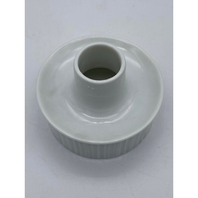 Late 20th Century Tapio Wirkkala for Rosenthal Porcelain Candle Holders For Sale - Image 5 of 7