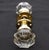 Mid 20th Century Vintage Octagon Glass Bullet Passage Door Knob Set For Sale - Image 5 of 5