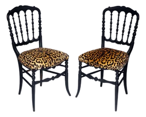 Antique French Charivari Chairs- a Pair