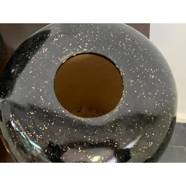 1980s Decorated Vases from Lam Lee Group, 1980s, Set of 2 For Sale - Image 5 of 10