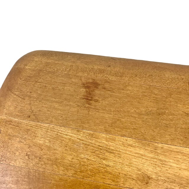 Small Wakefield-Style Mid-Century Wood Coffee Table, 1950s For Sale - Image 13 of 18