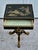 Vintage Drexel Heritage Petite Chinoiserie Painted Accent Table W/Brass Gallery For Sale - Image 10 of 14