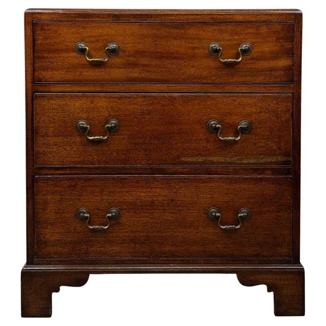 Small Antique Early 20th Century Campaign Chest of Drawers For Sale - Image 12 of 12